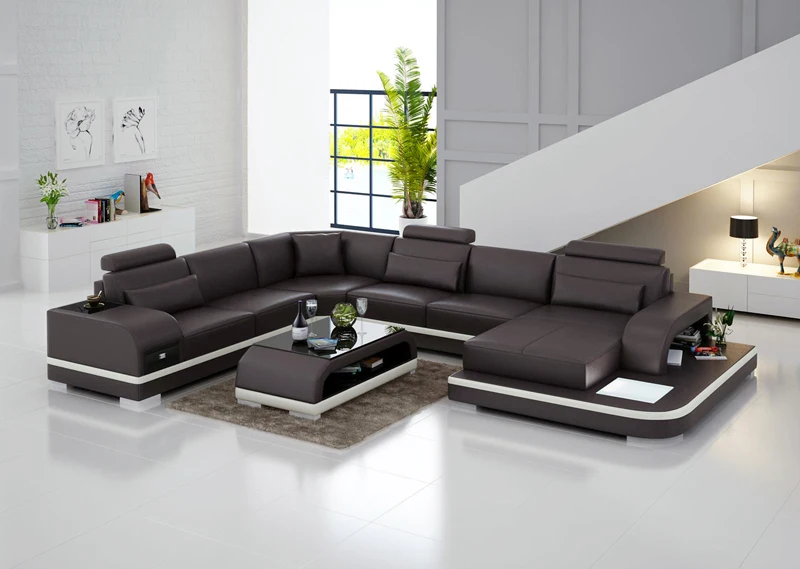 Новый дизайнерский диван угловой светодиодный светильник диван|corner sofa|corner sofa