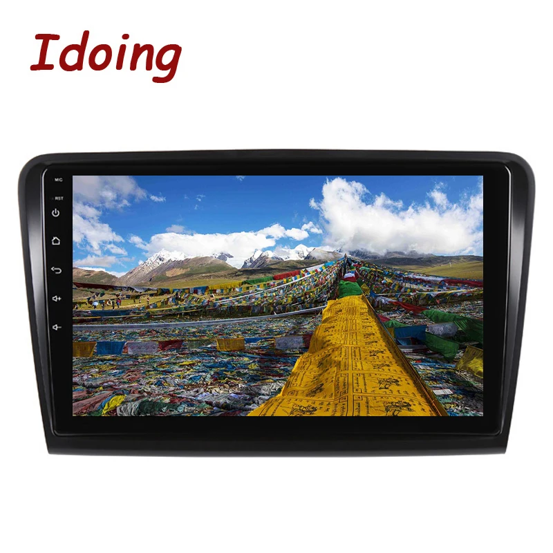 Автомобильный мультимедийный плеер Idoing 10 2 дюйма 2.5D Android 2008 для Skoda Superb 2014 4 Гб + 64 ГБ