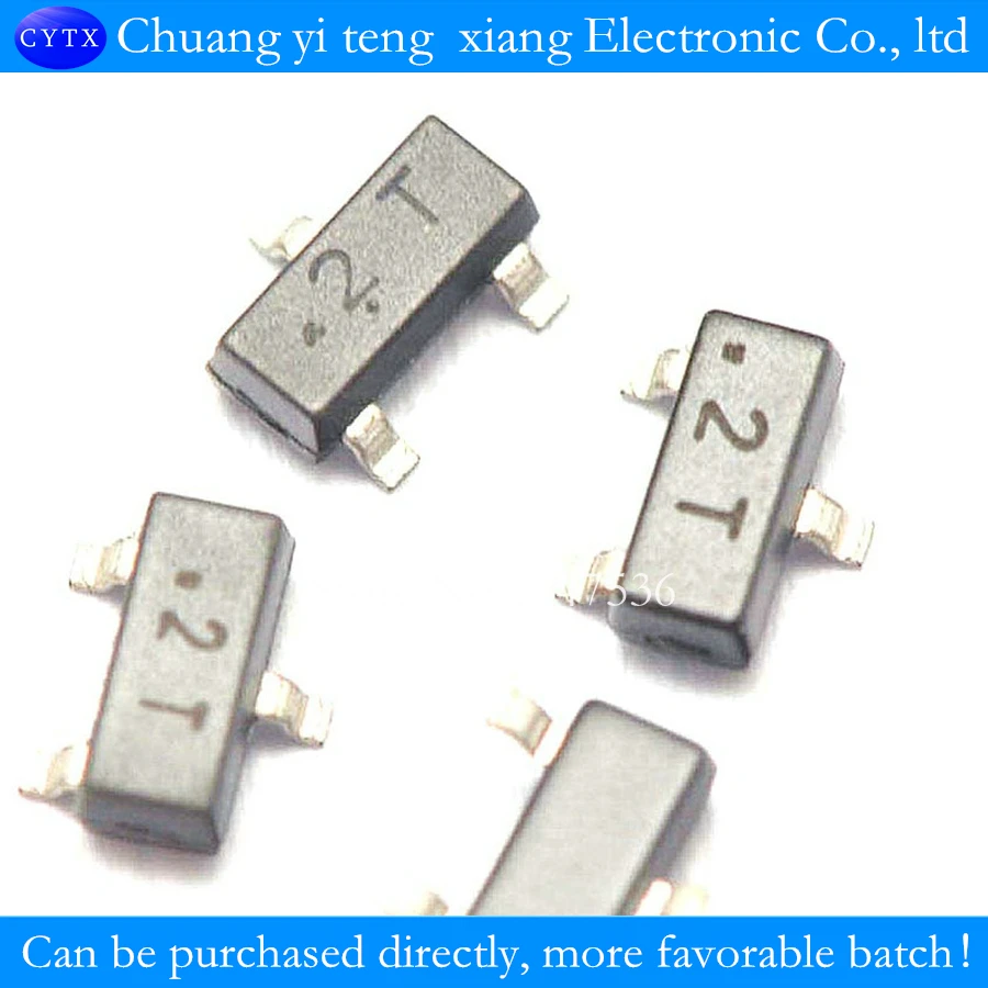 SMD triode MMBT4403 2 t 40V0.6 A/PNP SOT23 (100 шт./лот)|pnp sot23|pnp smd10 pcs |