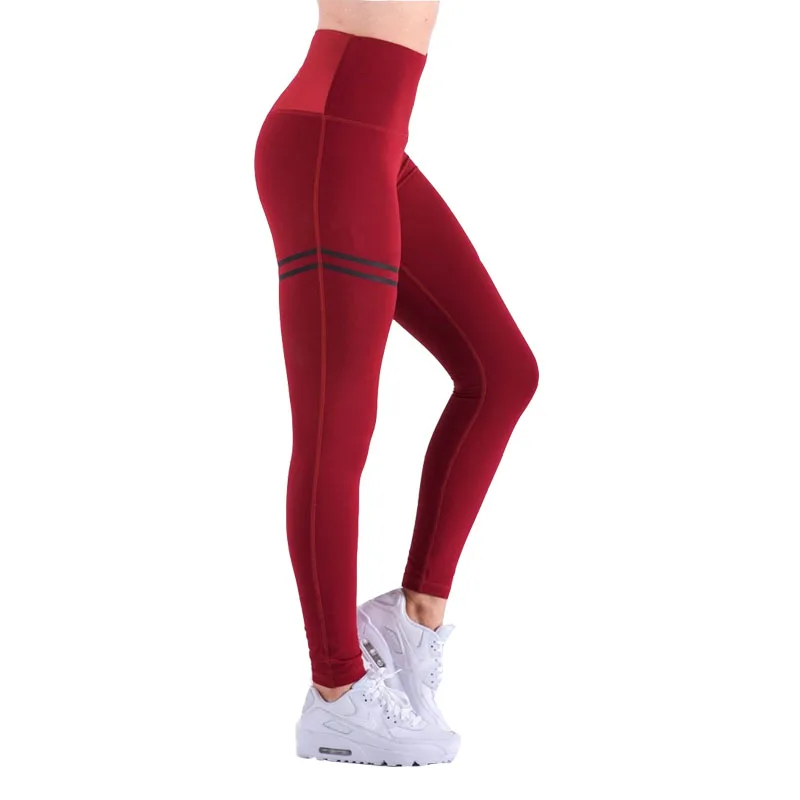 

High Elastic Fitness Sport Leggings Tights Slim Running Sportswear Sports Pants Women Yoga Pants Quick Drying Training Trousers