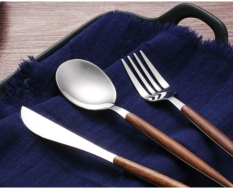 4 шт./компл. набор посуды 304 Нержавеющая сталь в западном стиле столовый набор для кухни Еда посуда Щепка посуды набор столовых приборов PK 001 аккумулятор большой емкости
