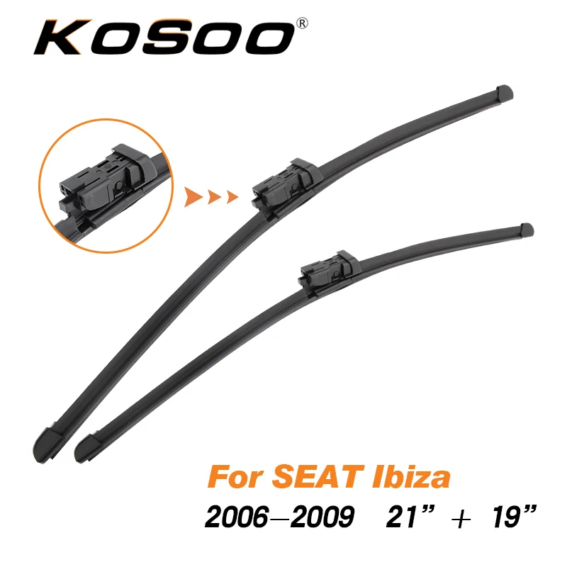 Ibiza 2006-2009 2119 KOSOO для сиденья Ibiza 2002 2003 2004 2005 2006 2007 2008 2009 2010 2011 2012 2013 авто стеклоочистителей укладки - Цвет: Ibiza 2006-2009 2119