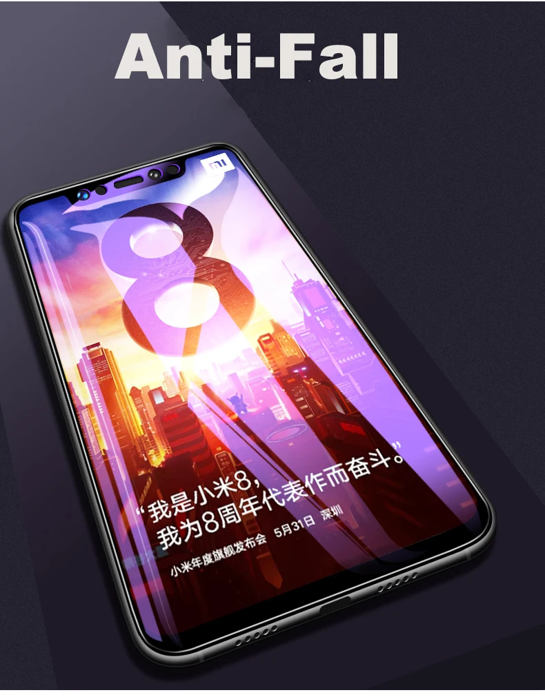 Закаленное стекло 3 шт./лот для Xiaomi mi 8 Lite SE защита экрана из закаленного стекла