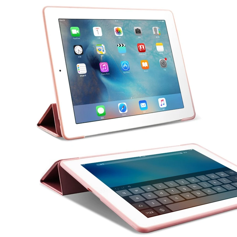 Цветной чехол UTOPER Trifold YiPPee для iPad Pro 9 7 дюйма флип-чехол из искусственной кожи с