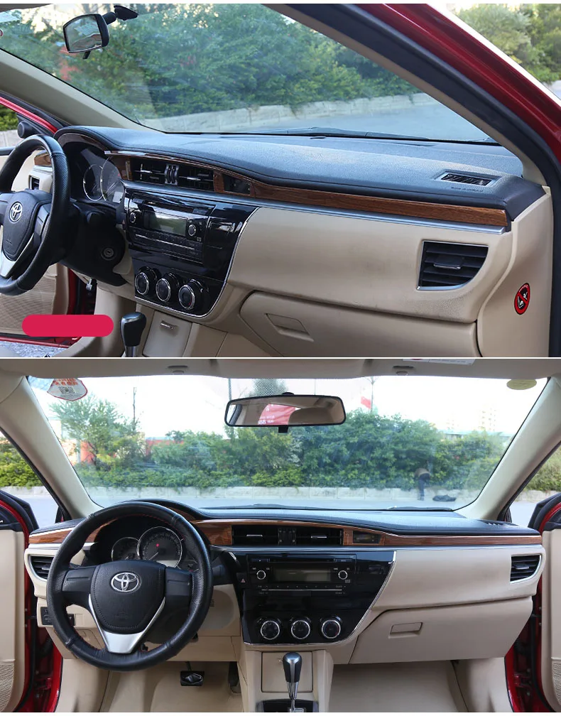 Lsrtw2017 автомобильный Стайлинг приборной панели для toyota corolla 2013