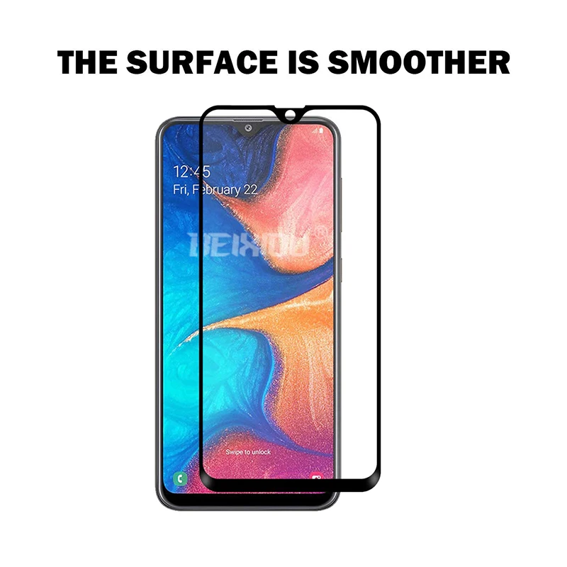 Закаленное стекло для samsung Galaxy A20 протектор экрана 9H полное покрытие закаленное