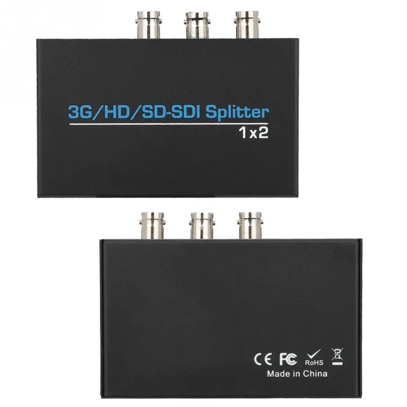 1X2 3G Hd Sd Sdi Video Splitter Combo Box Bnc 1 в 2 выхода дистрибьютора 1920x1080P для Hdtv (вилка