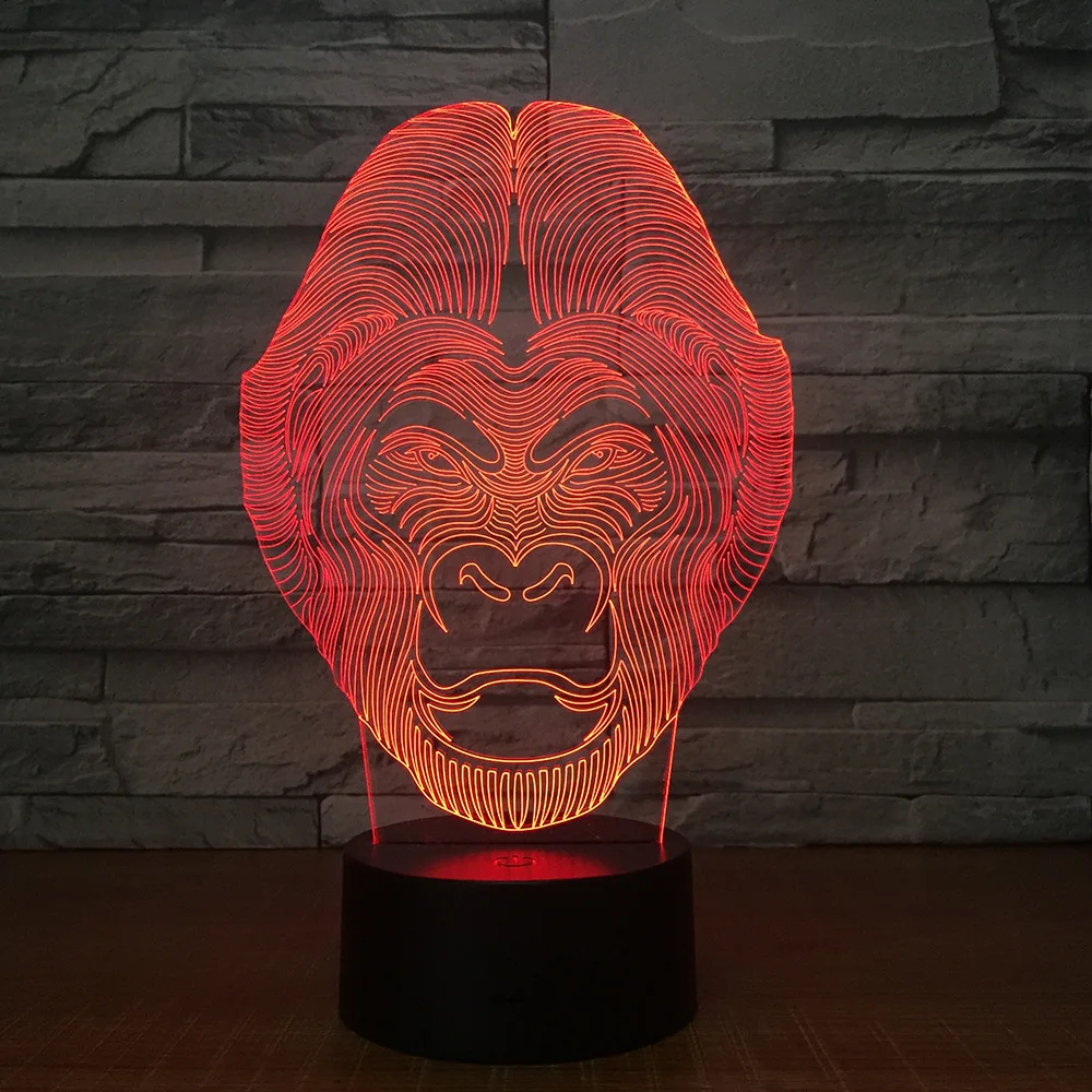 3d маленький ночник с дистанционным управлением оптовая продажа светодиодный Usb