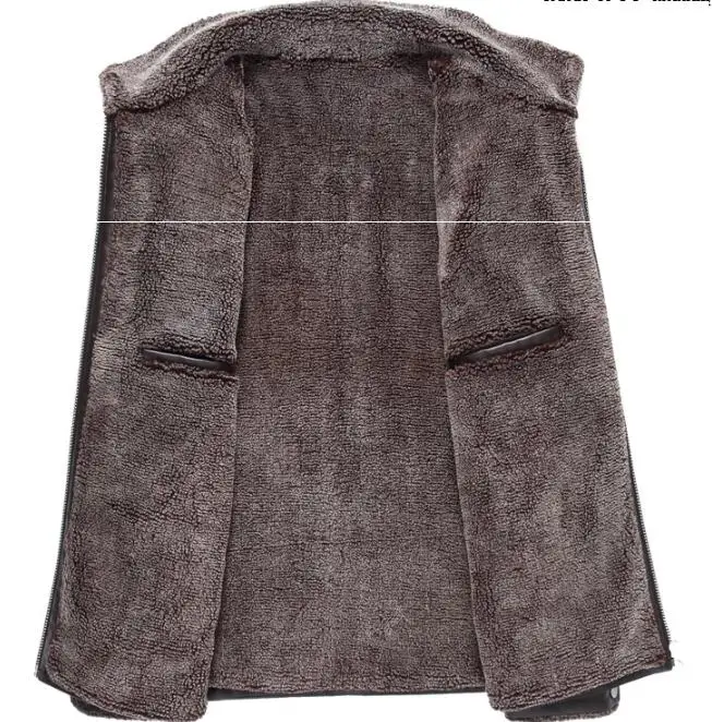 M-3XL популярная/Весенняя Мужская Новая модная плюшевая куртка из искусственной