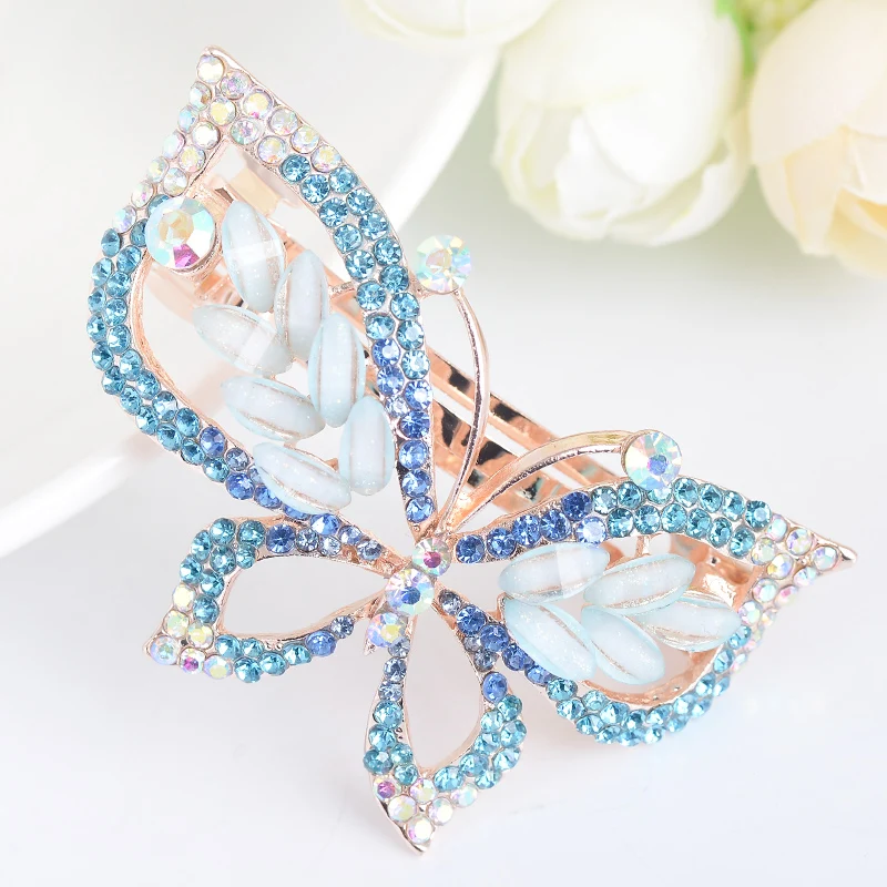 EASYA новые модные стразы с кристаллами и бабочками для женщин девушек|butterfly