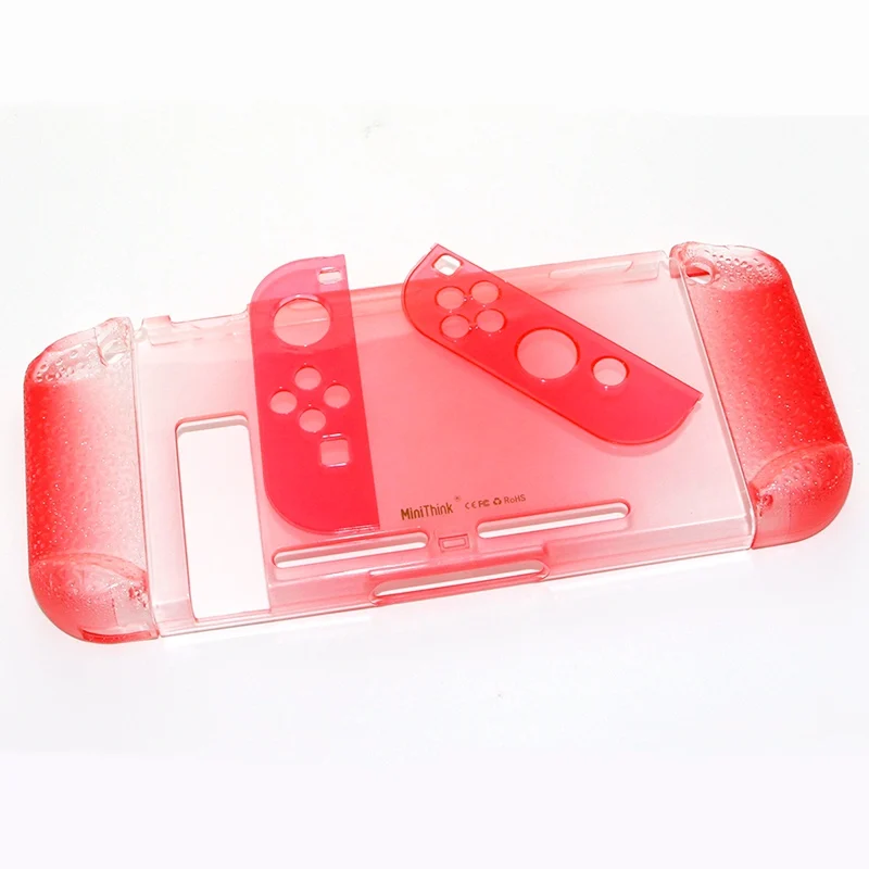 Joy con Тонкий защитный чехол в виде ракушки градиентные капельки 3 части дизайн
