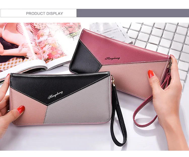 Длинный дизайнерский женский кожаный кошелек от известного бренда tessel кошельки