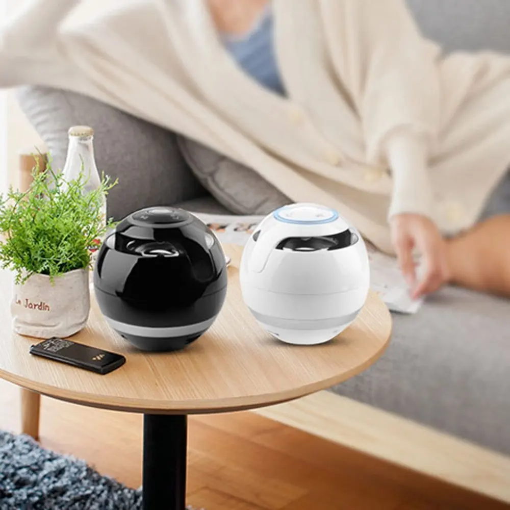 VICTORSTAR@ Wireless Bluetooth Speakers With Subwoofer Mini Round Hi-Fi Speaker Portable For Hands-Free Indoor Outdoor | Электроника