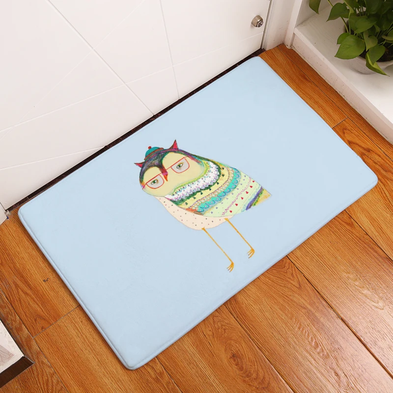 Новинка 2017 года Дизайн и декор прекрасная птица мультфильм сова ковры не