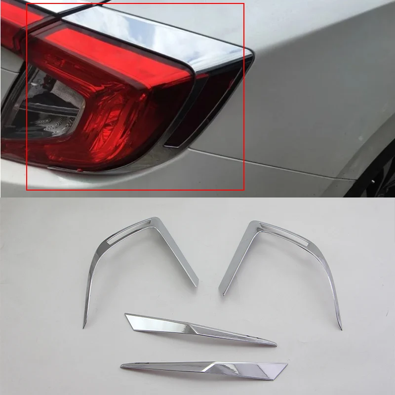 

Car body kits ABS taillight cover Pedal Car Sticker For HONDA CIVIC 2017