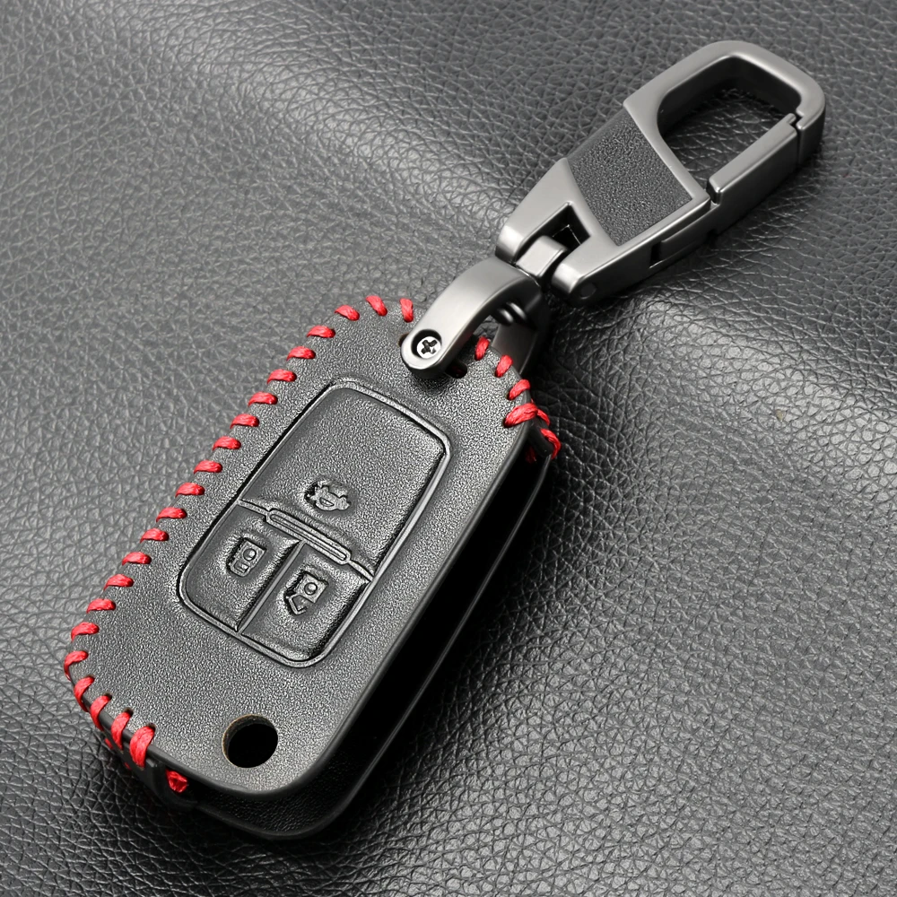 Чехол для автомобильного ключа из натуральной кожи набор ключей Chevrolet Cruze 2013 Spark