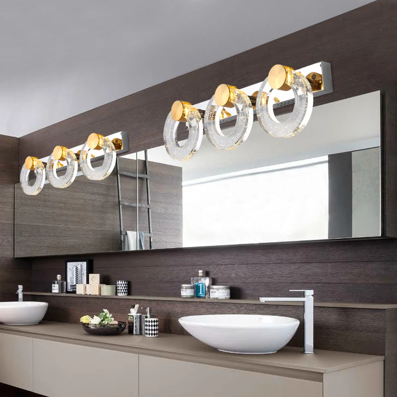 Новинка макияж Led кольцо хрустальные бра зеркала настенные светильники
