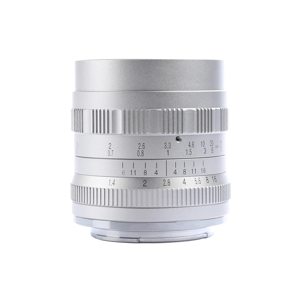 Brightin Star 50mm F1.4 Large Aperture Standard Prime Manual Focus MF Lens For Sony A6500 A6400 A6300 A7SII A7RIII NEX7 NEX6 A7 |