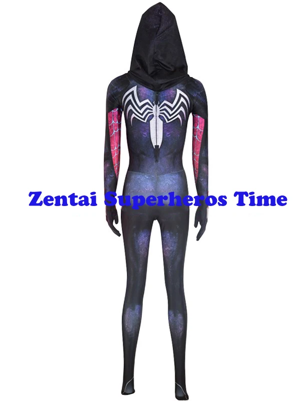 Костюм гвенома гвеном Стэйси с 3D принтом костюм для косплея Супергероя