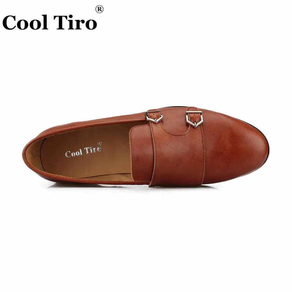 Мокасины мужские с принтом двойной монах классические туфли для курения деловая
