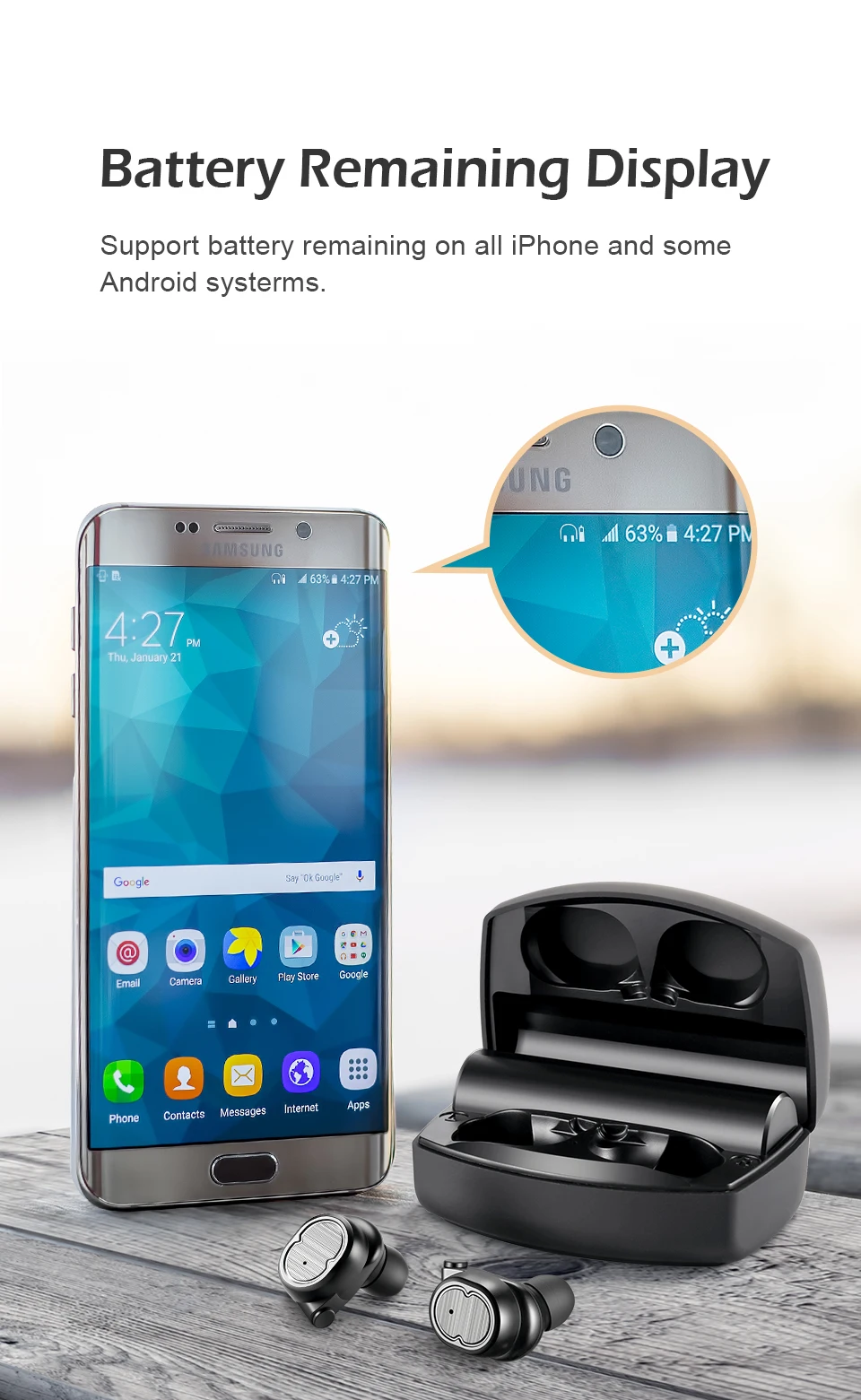 SANLEPUS Bluetooth наушники настоящие беспроводные наушники TWS 5,0 спортивные наушники стерео бас гарнитура шумоподавление для телефонов