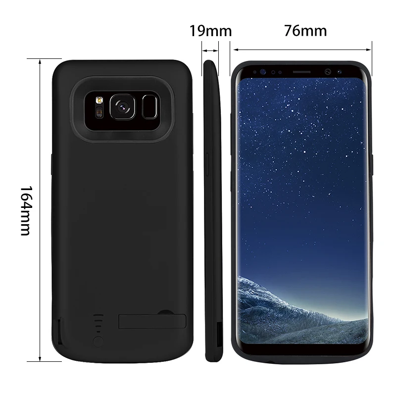 Чехол-аккумулятор для Samsung Galaxy S8 Plus 5000 мач 6500 | Мобильные телефоны и аксессуары
