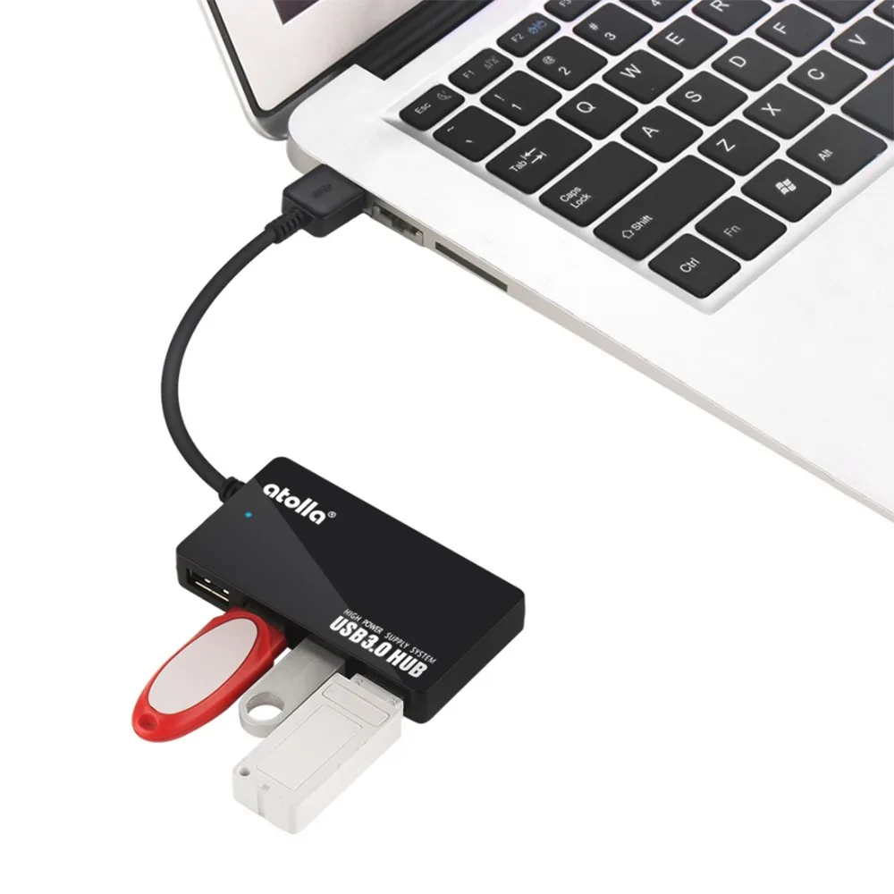 Atolla концентратор данных USB 3 0 4 порта ультра тонкий портативный мульти порт