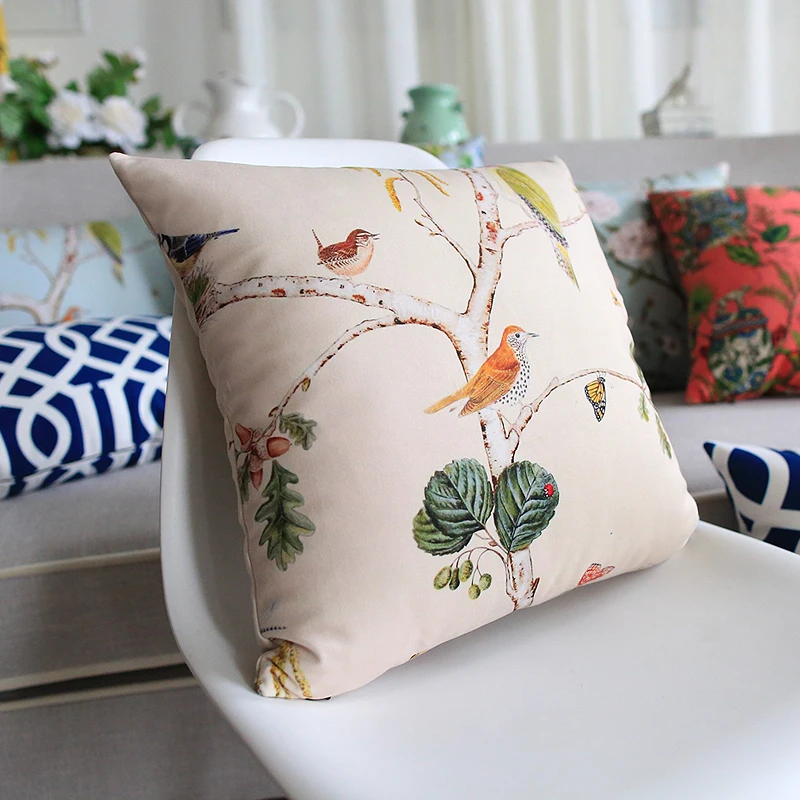 Утиное яйцо с изображением птички шикарные Декоративные диванные подушки Чехол