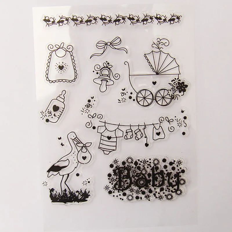 Прозрачный силиконовый штамп для скрапбукинга сделай сам|silicone clear stamps|stamps for