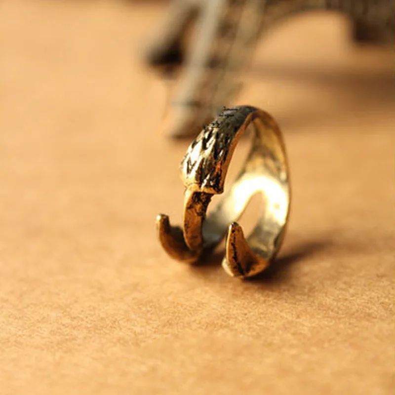 2018 новое модное винтажное кольцо (бижутерия) Новое Винтажное с птичьими когтями и