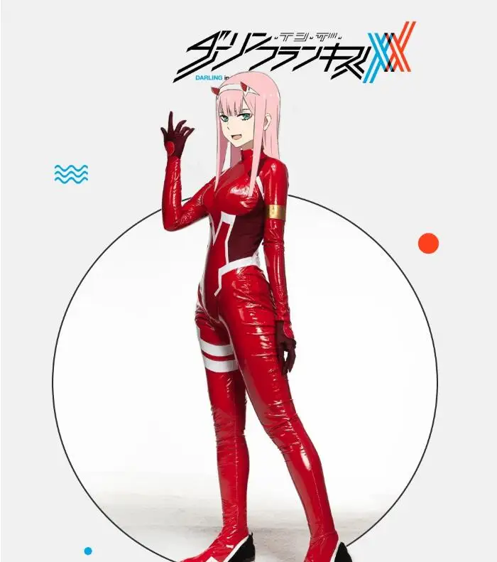 UWOWO Anime DARLING in the FRANXX Cosplay 002 Headpiece Zero Two | Тематическая одежда и униформа
