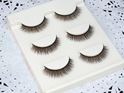 3 шт./1 Набор Объемные Толстые Накладные ресницы для наращивания Супер