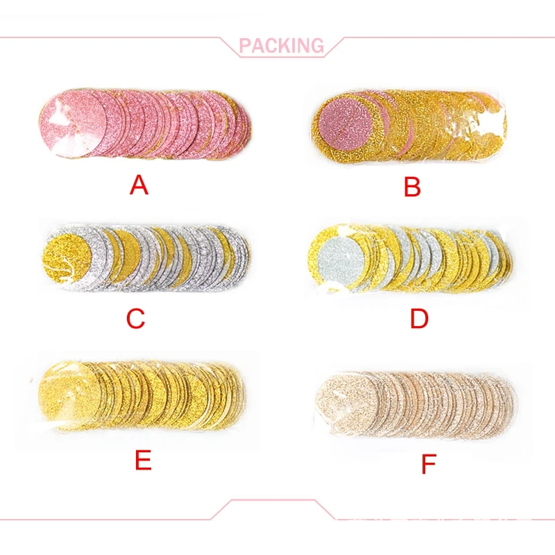 Длинный блестящий круглый декор для вечерние 4 м фотореквизит Блестящий