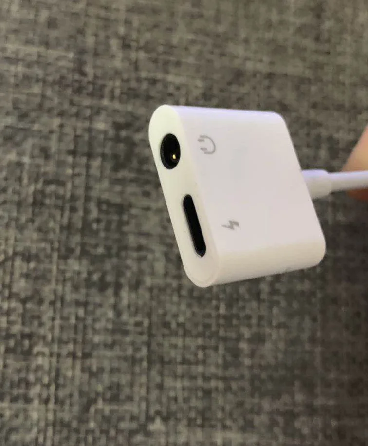 Lighting and 3.5mm 2 в 1 аудио адаптер зарядный кабель для наушников для iPhone 11 7 8 plus X Aux Jack гарнитура для освещения 3,5 мм для наушников разветвитель - Цвет: Lighting and 3.5mm