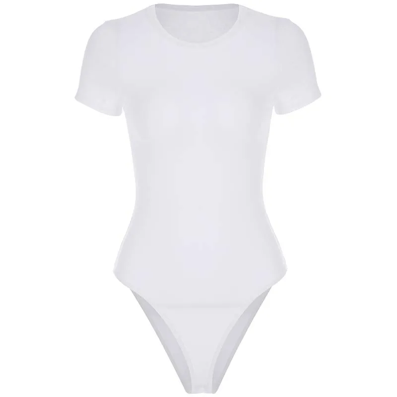 white bodysuit SUCHCUTE женский боди для женщин, комбинезон, хлопок, обезьяна, бодикон, боди, повседневные боди, короткие комбинезоны, Shein, женские комбинезоны - Цвет: white bodysuit