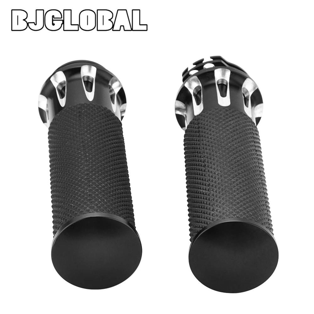 

BJGLOBAL Fusion 1" 25MM Handlebar Hand Grips For 96-later VRSC XL XR Dyna Softail Touring 1996-2007