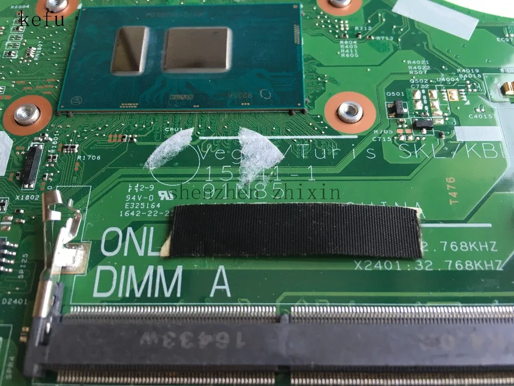 Материнская плата KEFU для ноутбука DELL 3568 модель I3 7100U 01CM9N 1CM9N 91N85 DDR4 материнская