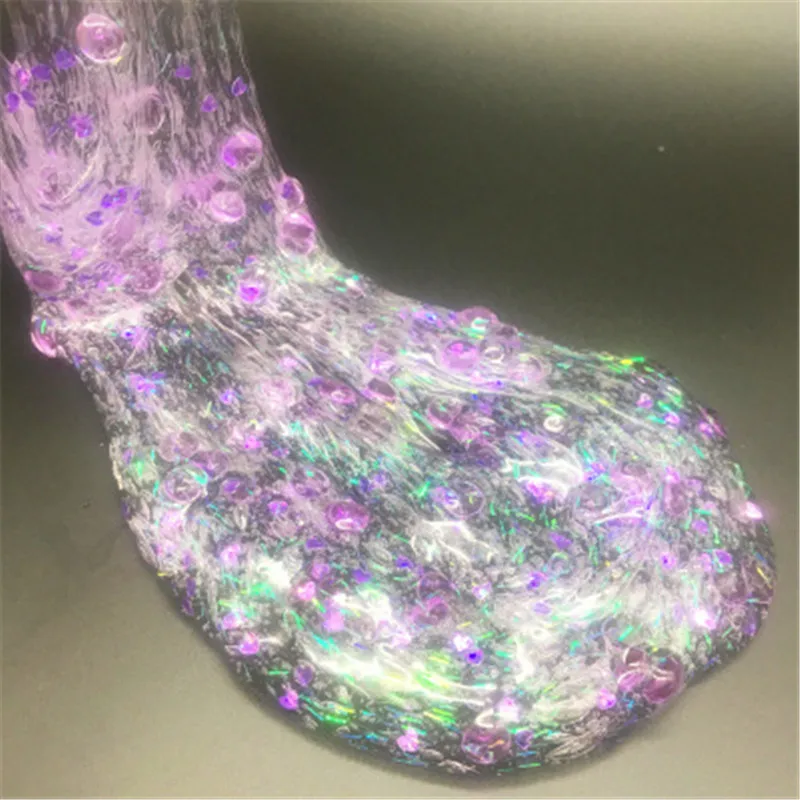 Забавная пушистая Floam Slime DIY плоская коробочка с грязью моделирующая глина