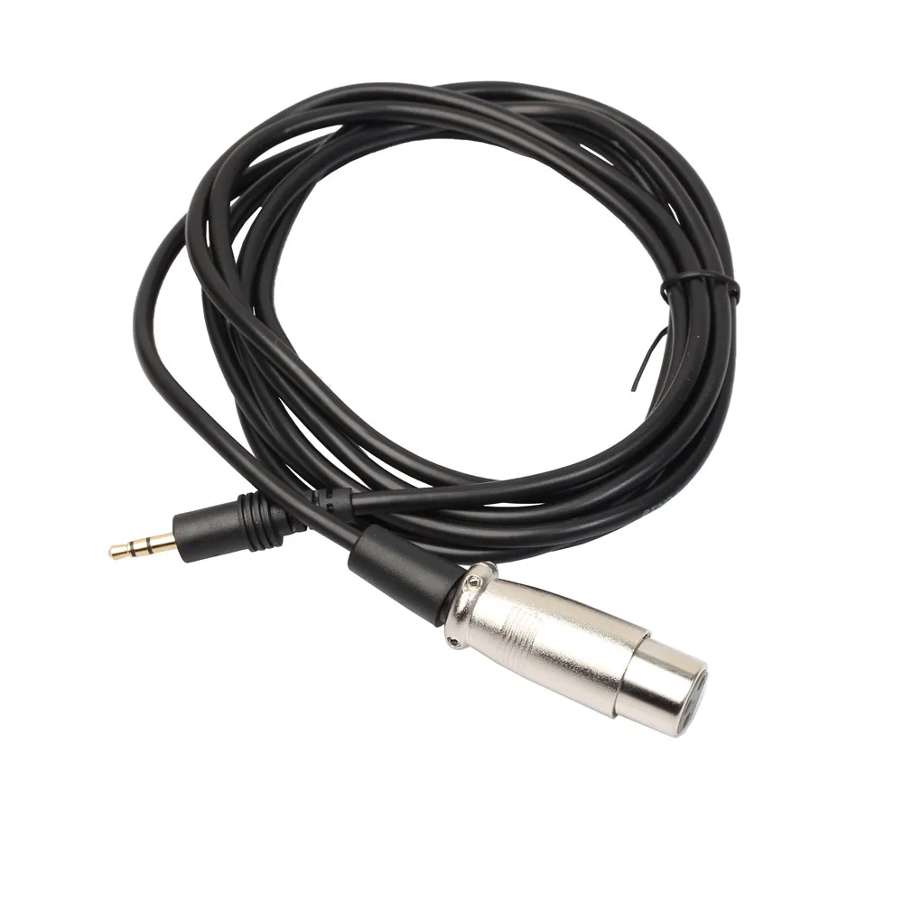 XLR 3 контактный разъем мама под прямым углом 1/8 5 мм стерео Mic аудиокабель кабель 3Mr