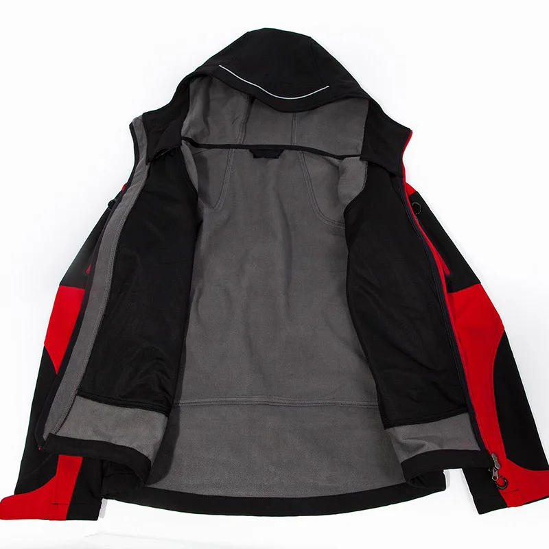 Мужская уличная куртка из мягкого материала водонепроницаемая походная Windstopper