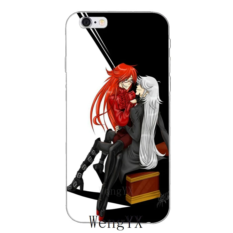 Мягкий чехол kuroshitsuji для Samsung Galaxy J1 J2 J3 J5 J7 A3 A5 A7 2015 2016 2017 Core Grand|Бамперы| |