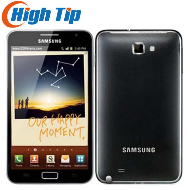 Оригинальный смартфон Samsung Galaxy Note i9220 n7000 EU версия Dual Core 5.3 Android 8 Мп камера Wi-Fi GPS сенсорный экран после восстановления