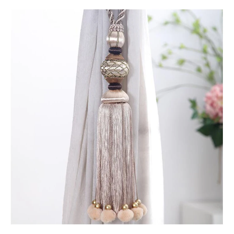 2 шт./пара кисточки для занавески завязка с бахромой ремни Висячие пояса шары