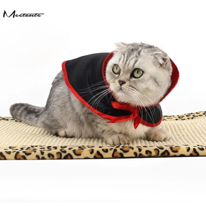Meetcute Pet Puppy Coplay костюм вампира Хэллоуин плащ комбинезон наряды Забавный модный