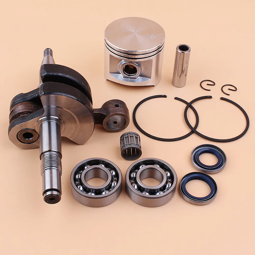 

Crankshaft Crank Shaft Bearing Oil Seal & BIG BORE 50mm Piston Set For HUSQVARNA 365 362 371 372 XP Chainsaw Engine Parts
