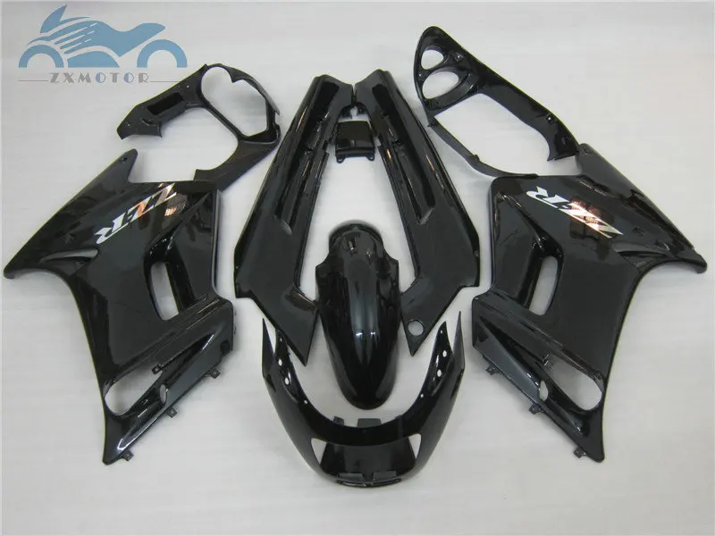 Пользовательские Обтекатели кузова Комплект подходит для KAWASAKI ZZR250 1990-2007 ZZR 250 90-07 ABS пластиковые мотоциклетные спортивные Обтекатели Комплекты Черный