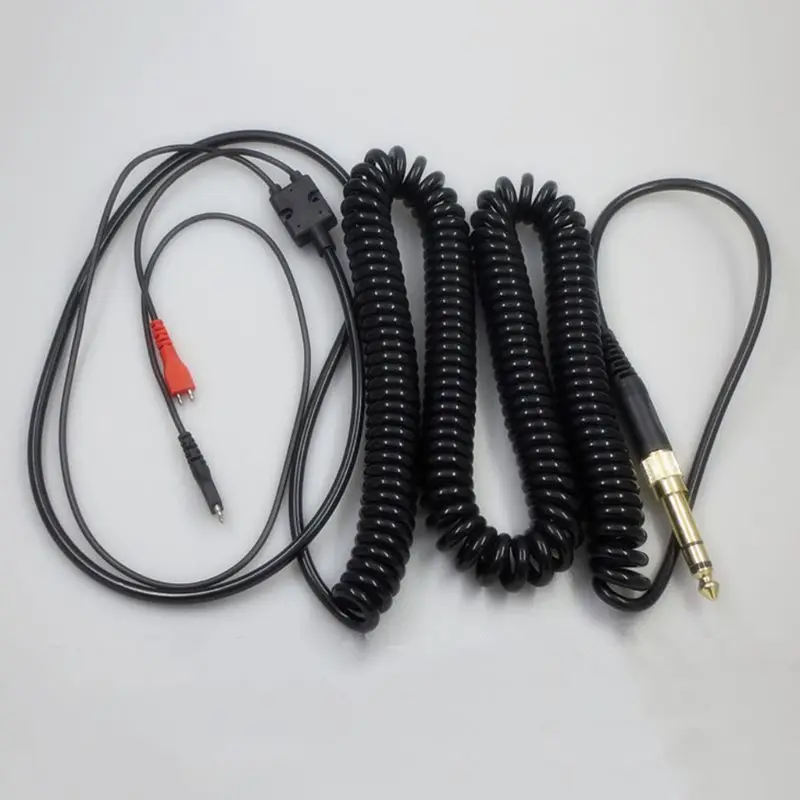 Сменный пружинный Кабель адаптер для наушников Sennheiser HD25 HD560 HD540 HD480 HD430 414