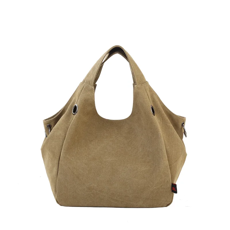 Для женщин Vogue Сумки Сталь кольцо однотонные парусиновые высокое качество сумка