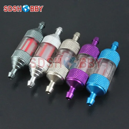 

Prolux #1582 Light Weight Large Re-buildable Fuel Filter D4xL50mm for Helicopter (Purple/Grey/Champagne/Blue)