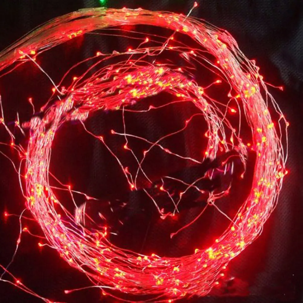 2 М 360 СВЕТОДИОДНЫЕ Строки Свет Медной Проволоки Рождество Лозы Дерево Фея Света